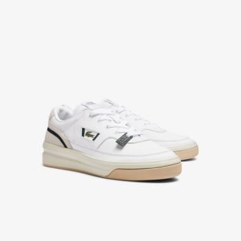 Lacoste G80 Leather and Suede Sneakers Pánské - Tenisky Bílé | CZ-H51ozN